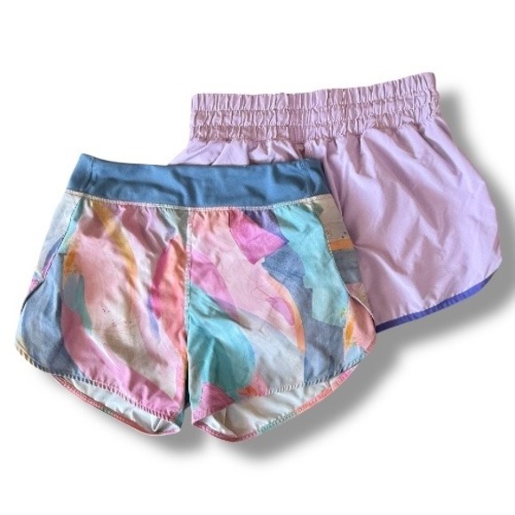 Athleta Girl Athletic Shorts Multicolor Bundle XL 14 Lilac Purple Pink - Picture 1 of 16